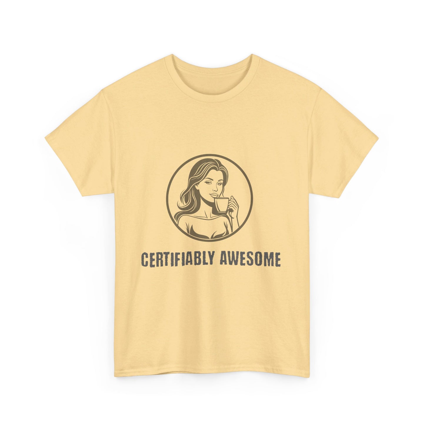 "Certifiably Awesome" Unisex Tee (female)