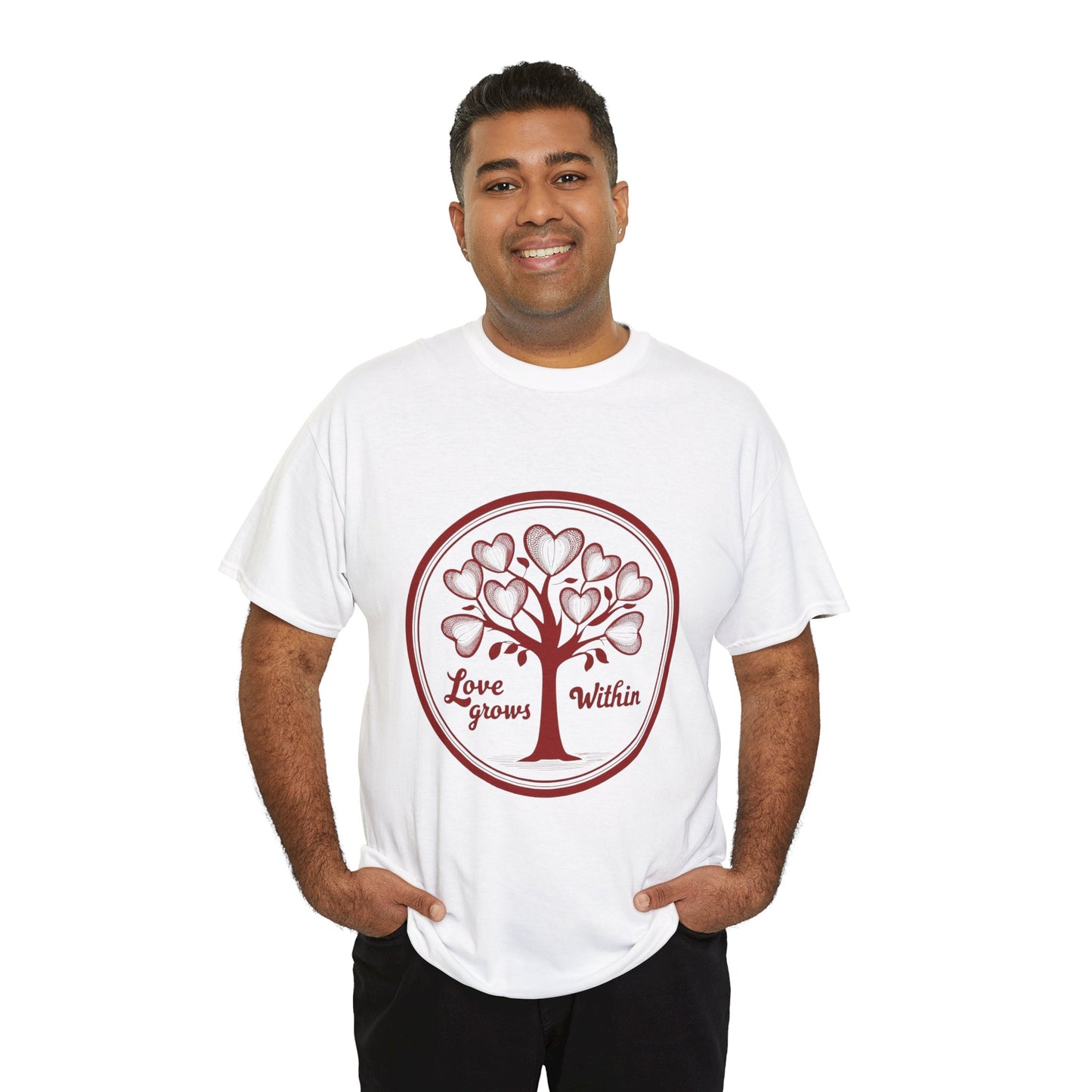 "Love Grows Within" T-Shirt | Embrace Inner Peace and Self-Love