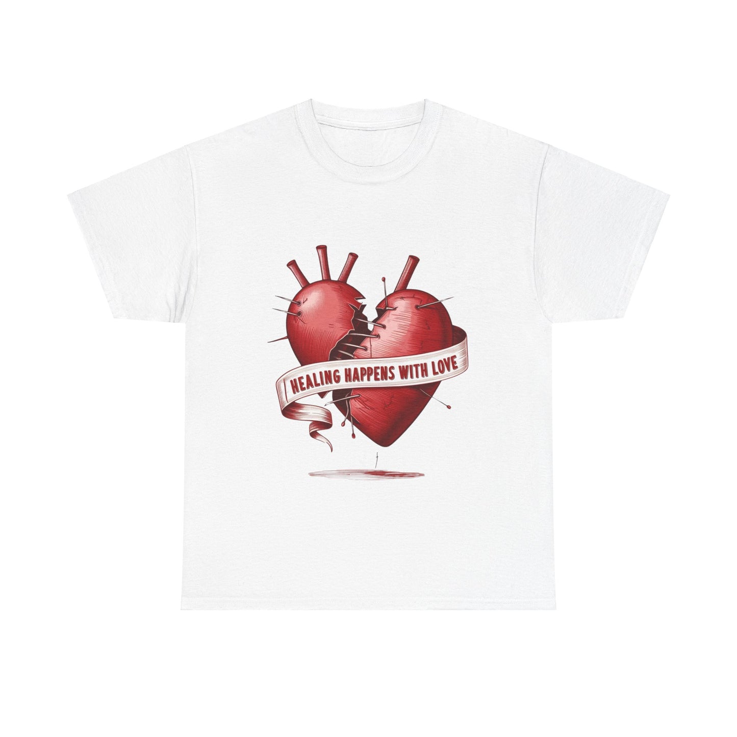 "Healing Happens with Love" T-Shirt | Embrace Comfort and Compassion