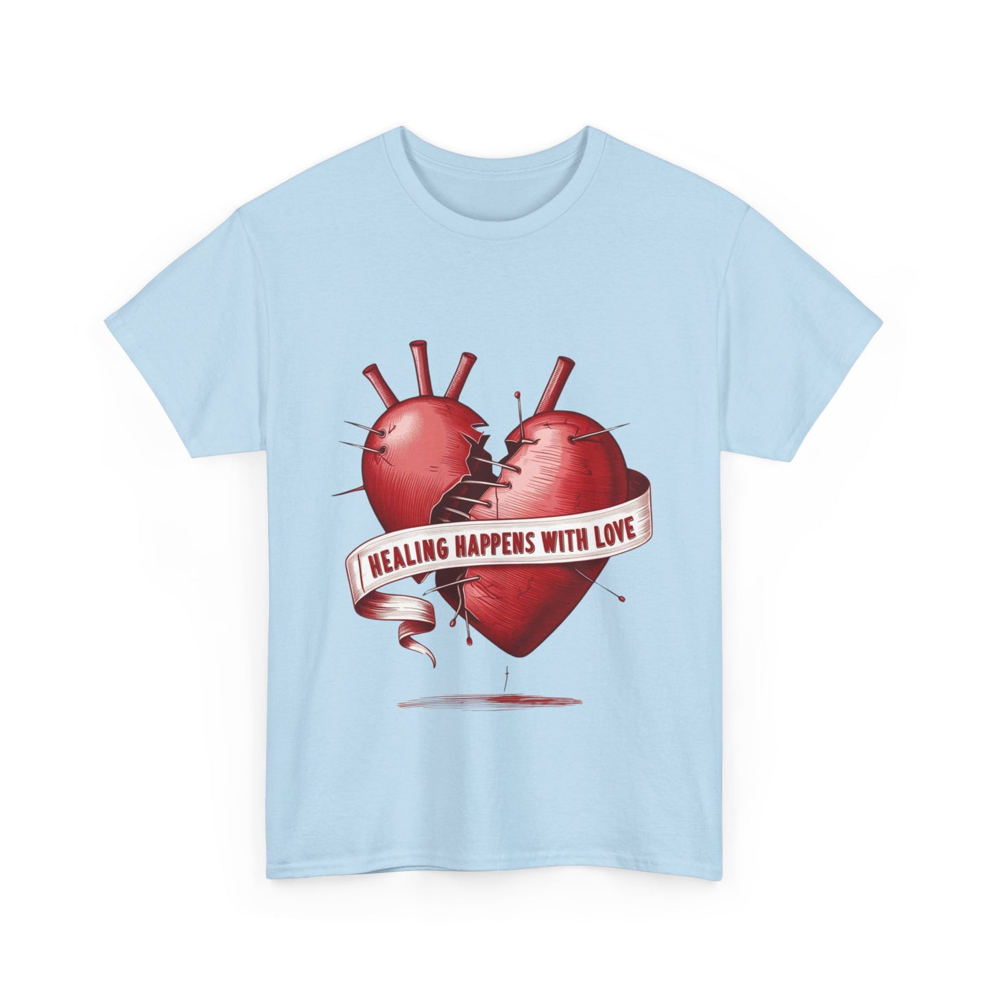 "Healing Happens with Love" T-Shirt | Embrace Comfort and Compassion