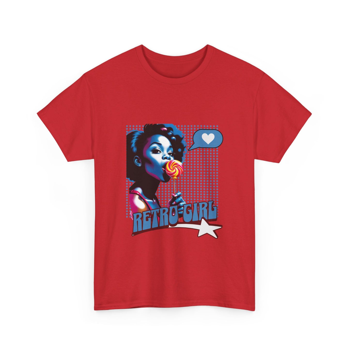 Lolly-Pop Princess: Black Female "Retro Girl" Shirt