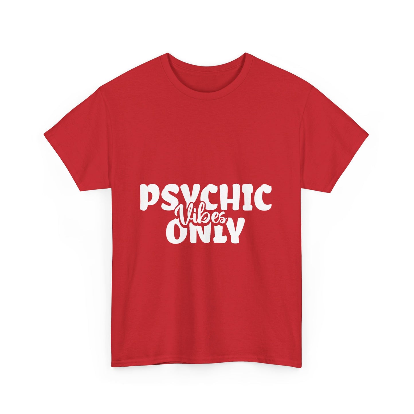 "Psychic Vibes Only" Unisex Heavy Cotton Tee