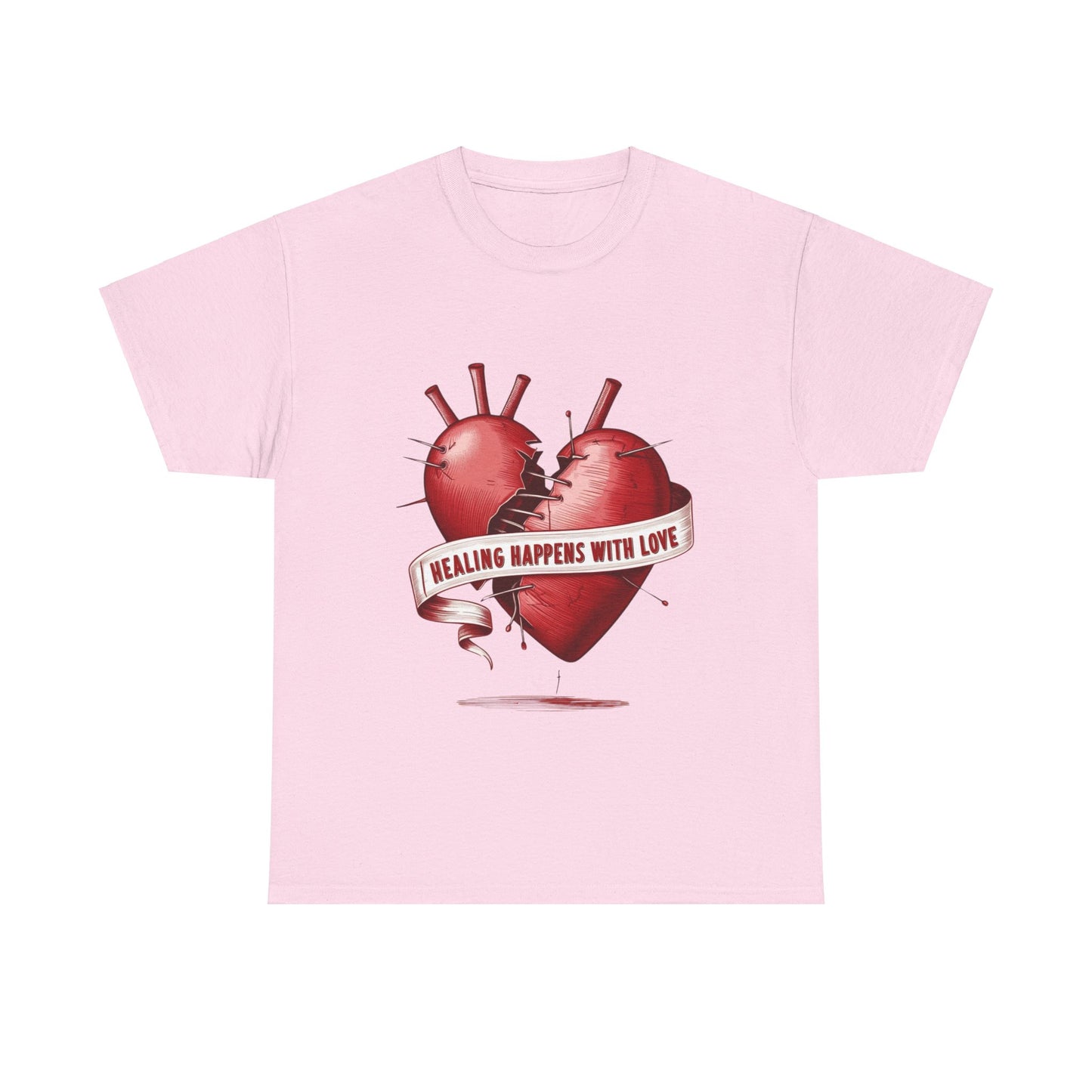 "Healing Happens with Love" T-Shirt | Embrace Comfort and Compassion