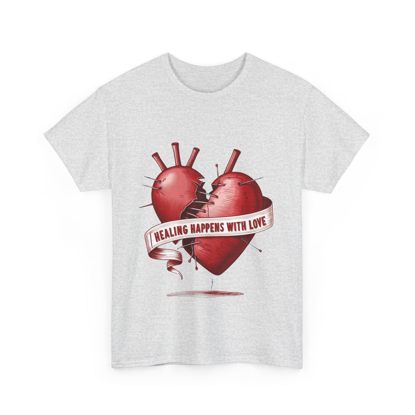 "Healing Happens with Love" T-Shirt | Embrace Comfort and Compassion