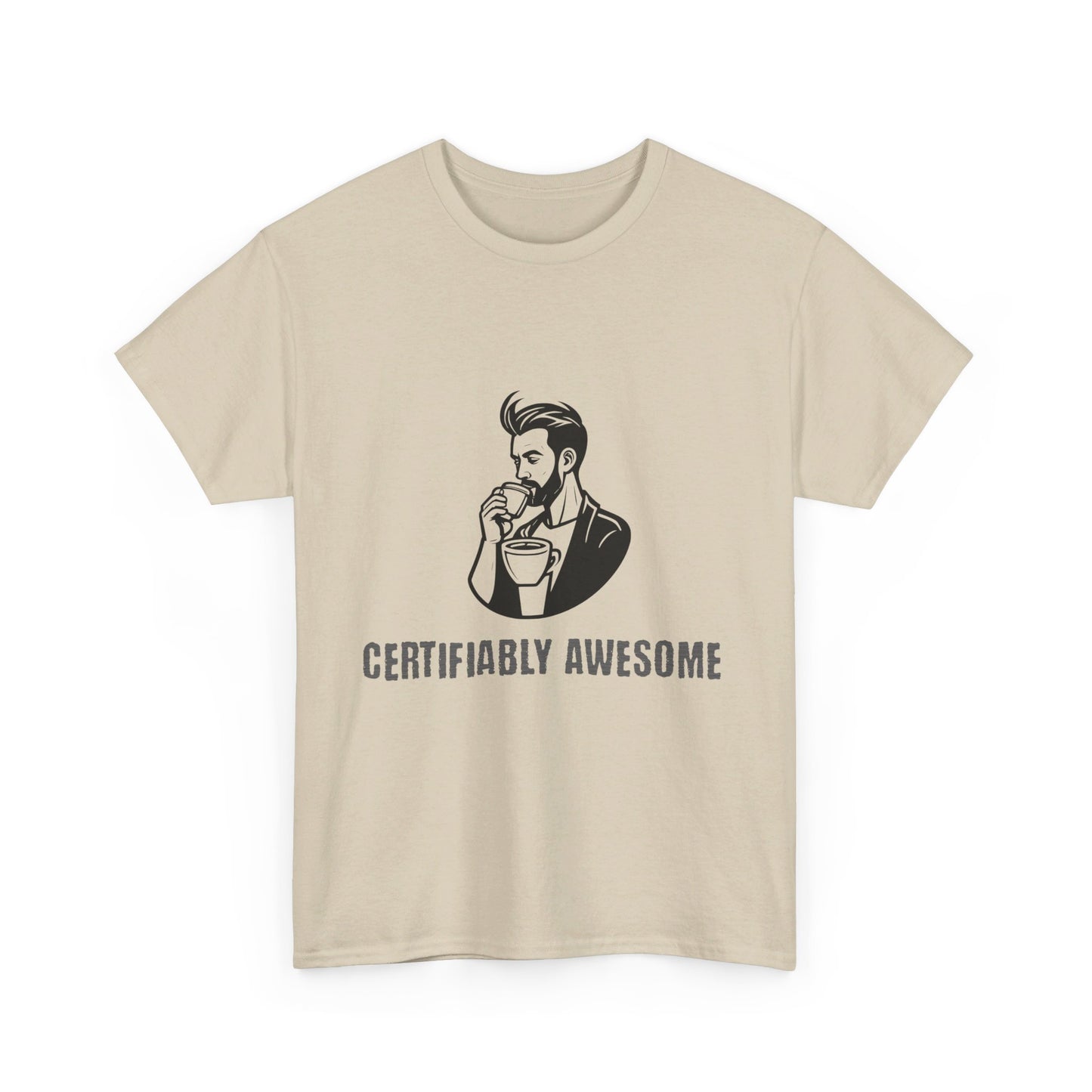 "Certifiably Awesome" Unisex Tee (male)