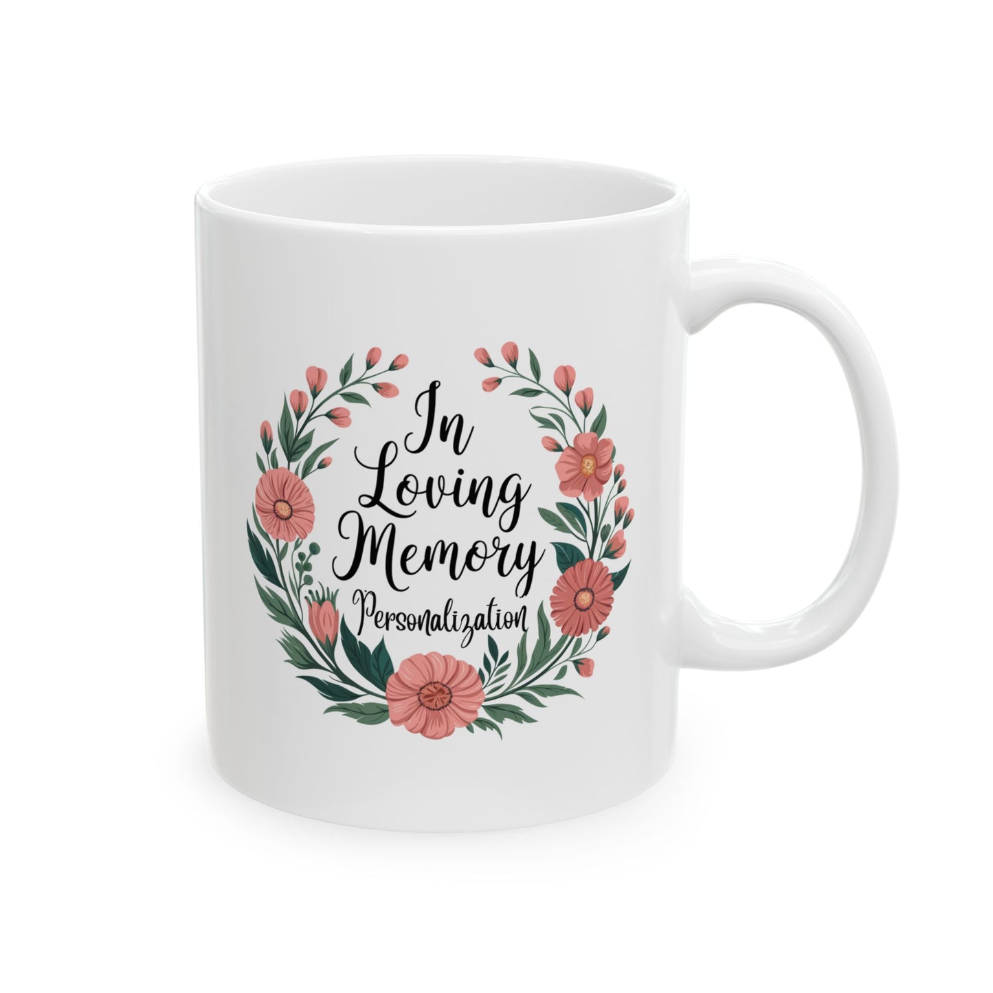 In Loving Memory Personalized Ceramic Mug, (11oz)