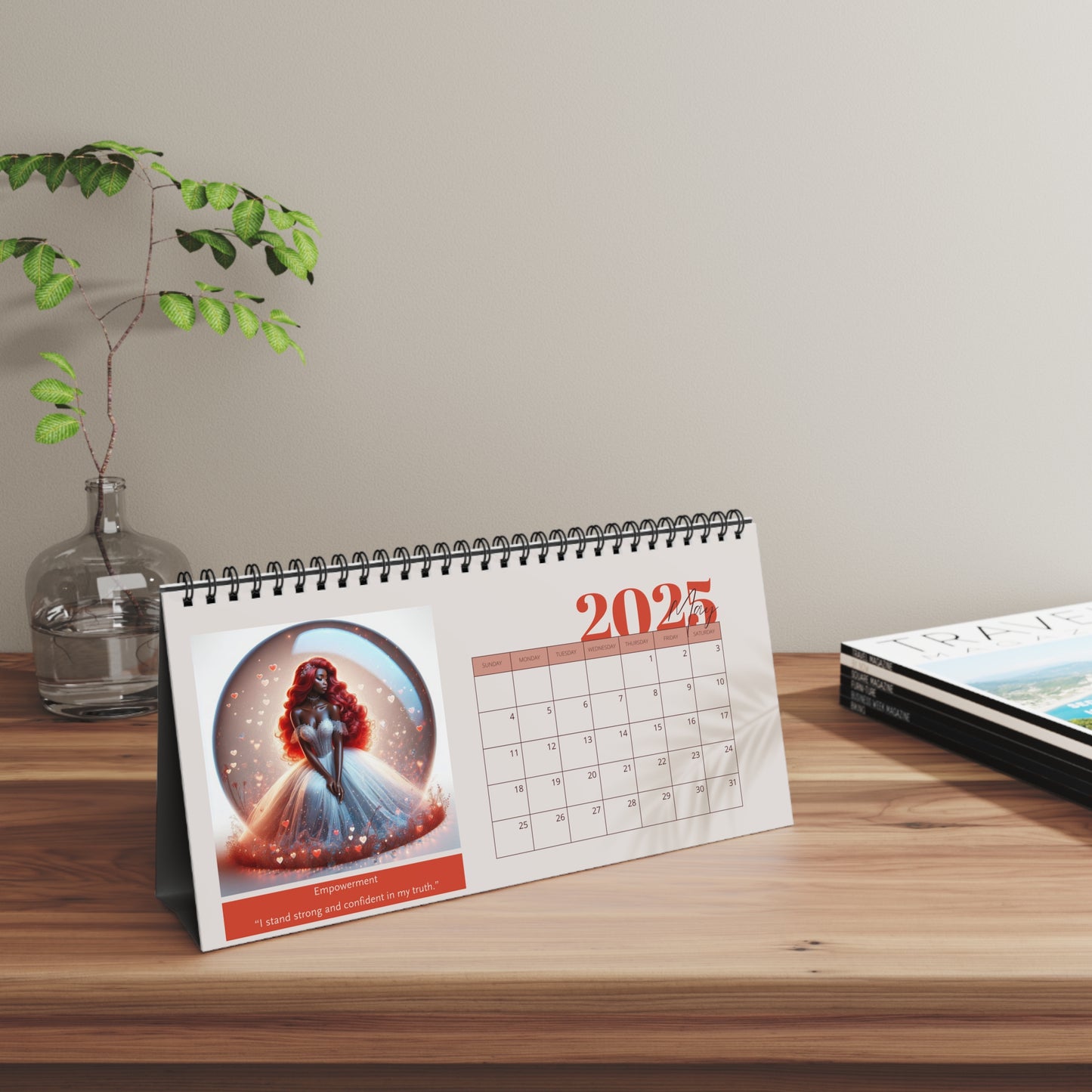 A Year of Affirmations 2025 Desk Calendar Calendar