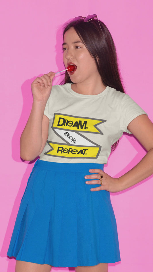 Dream. Execute. Repeat Cotton Tee